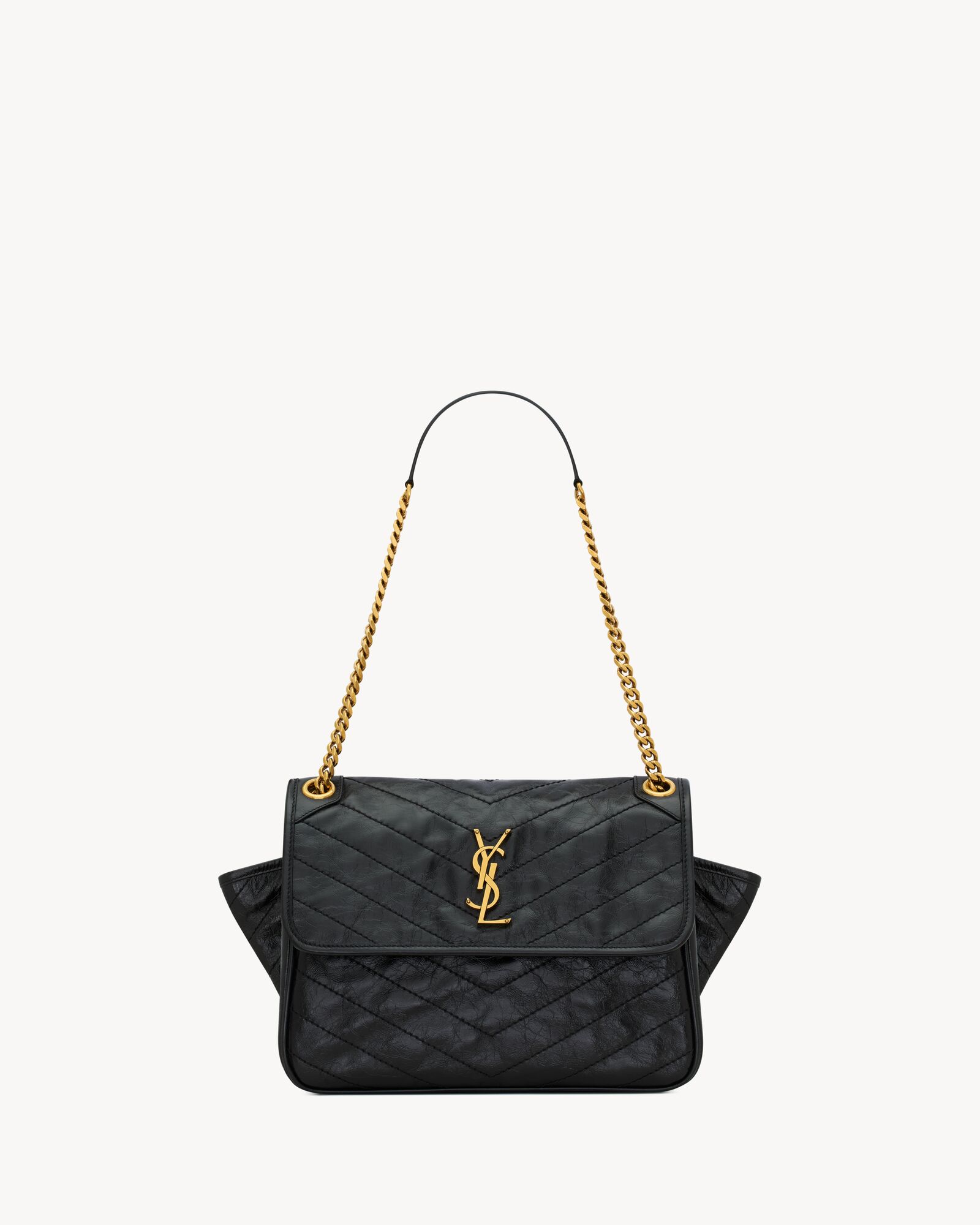 NIKI TRIPOUCH Retro Leather Shopping Bag