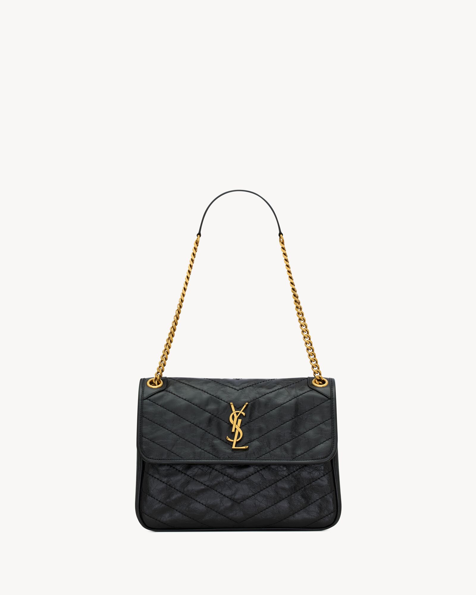 NIKI TRIPOUCH Retro Leather Shopping Bag - Image 3