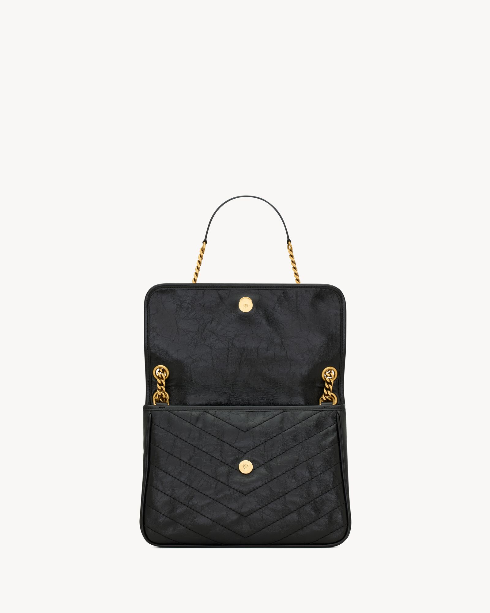 NIKI TRIPOUCH Retro Leather Shopping Bag - Image 5