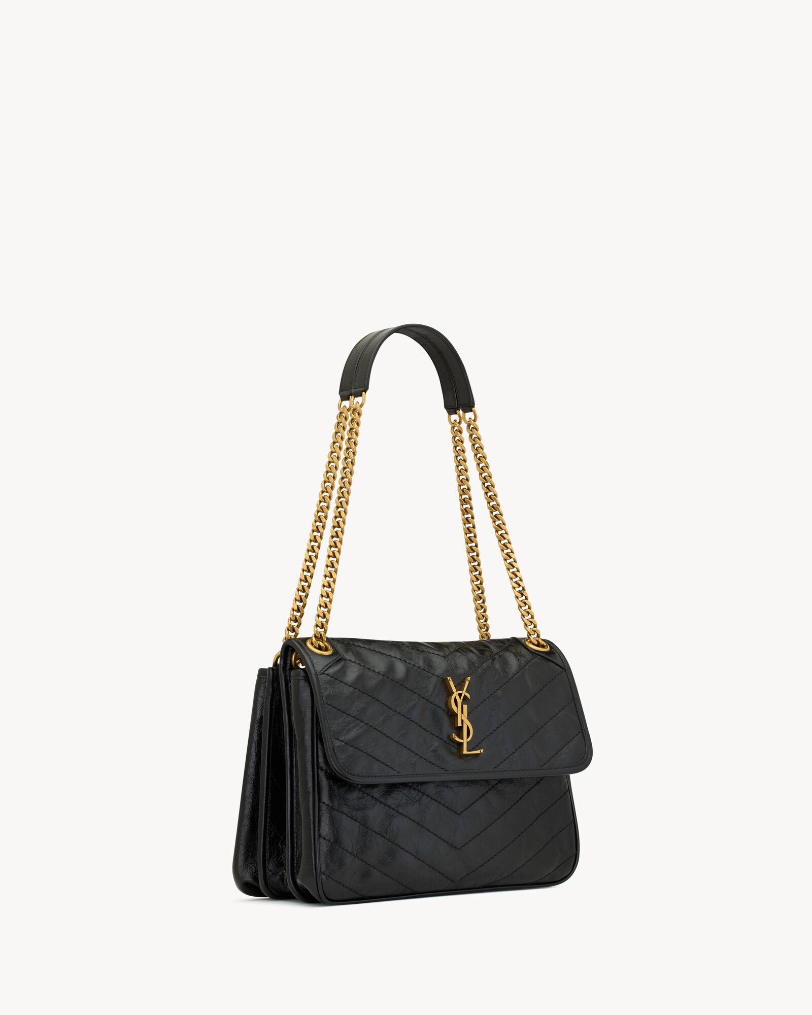 NIKI TRIPOUCH Retro Leather Shopping Bag - Image 6