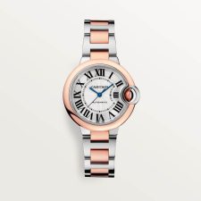 Ballon Bleu de Cartier Blue Balloon Watch Stainless Steel - Rose K Gold Automatic Chain