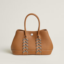 Togo and Swift calf leather handbag.