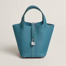 Clemence calf leather handbag.