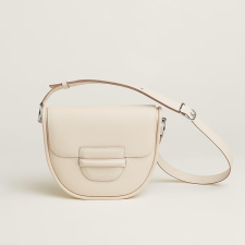 Epsom calf leather shoulder bag.