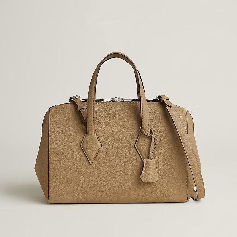 Togo calf leather handbag.