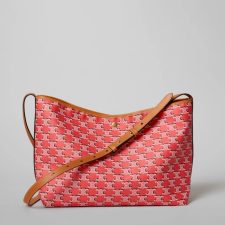 SOFT SHOPPER logo printed handbag
