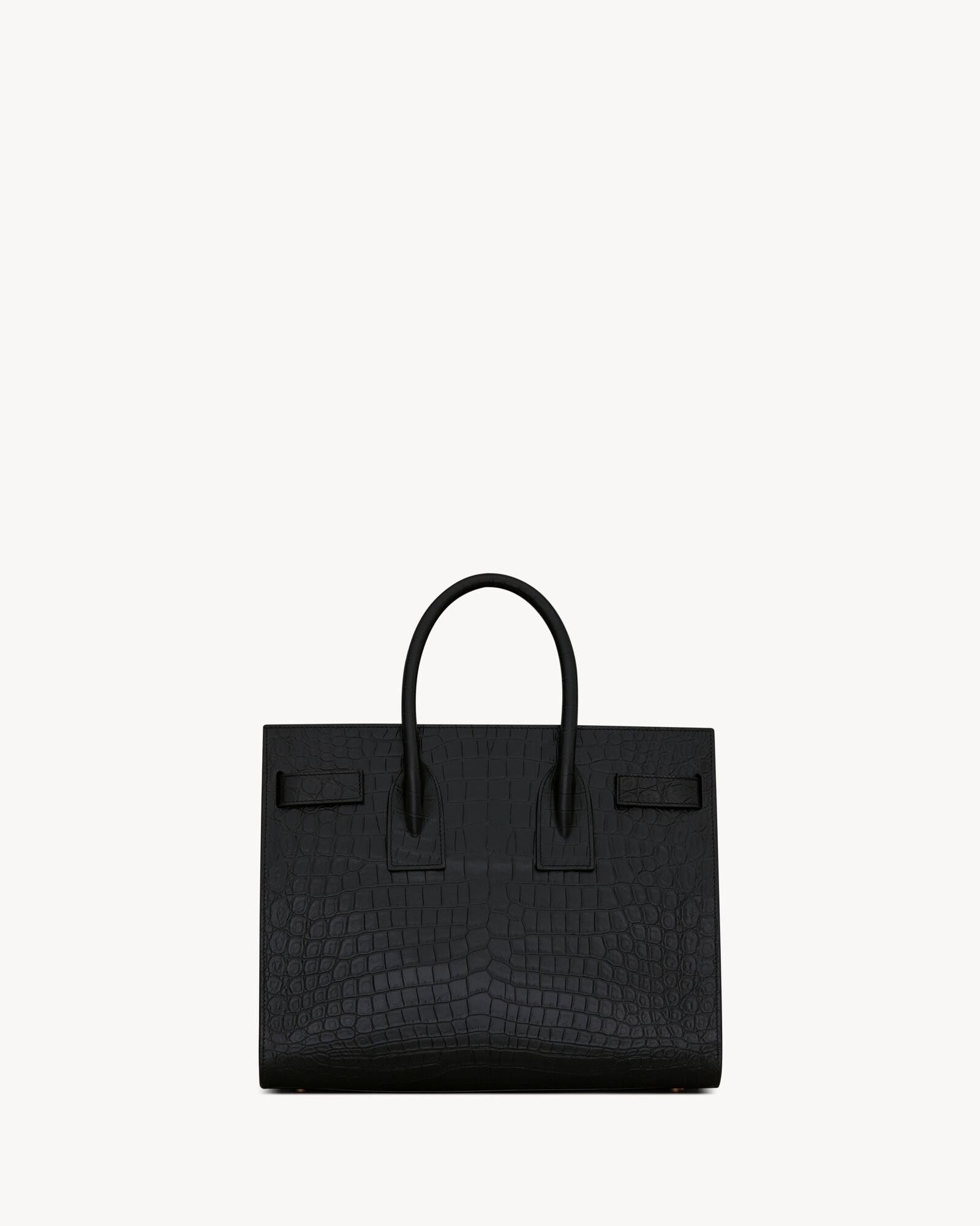 SAC DE JOUR small crocodile embossed matte leather handbag - Image 2