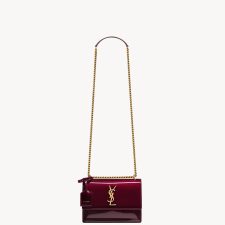 SUNSET small patent leather handbag