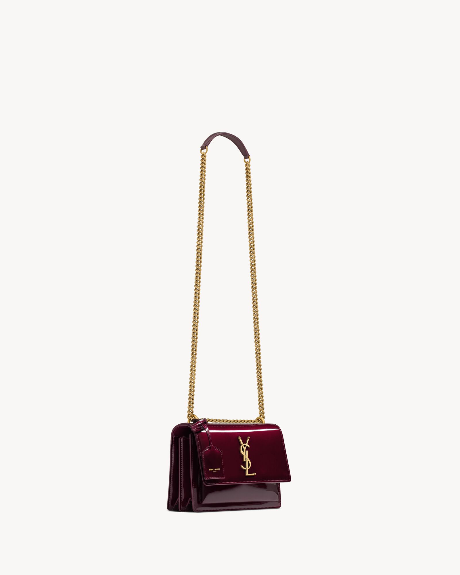 SUNSET small patent leather handbag - Image 7