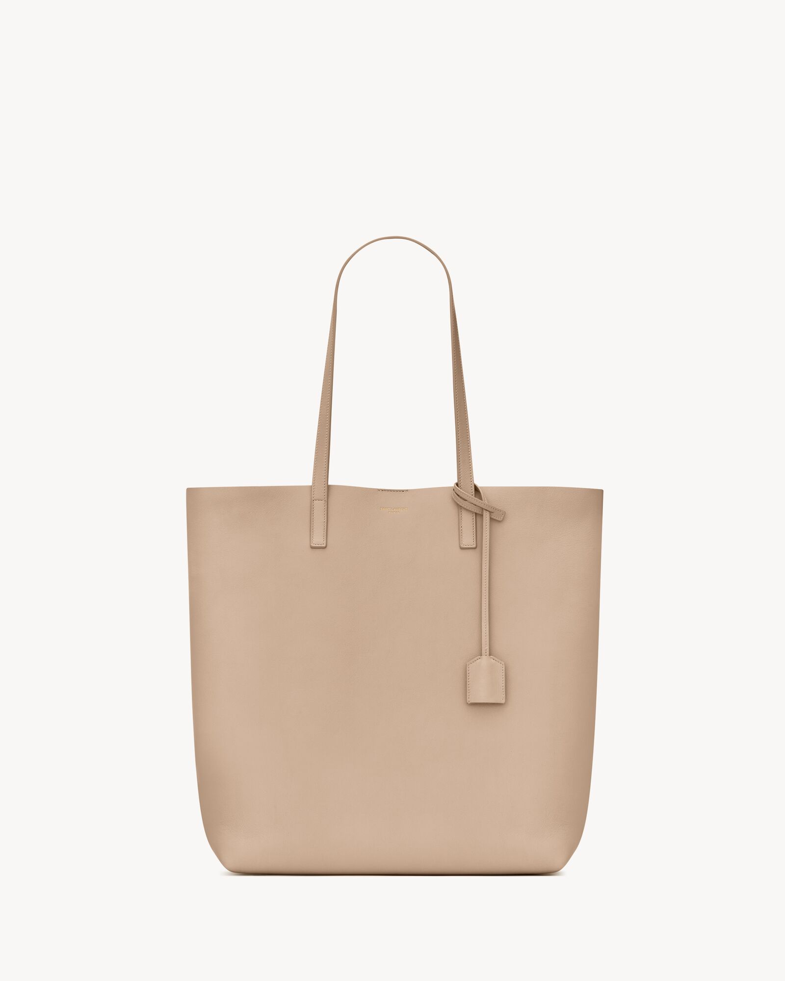 SHOPPING SAINT LAURENT Leather Handbag Vertical Style