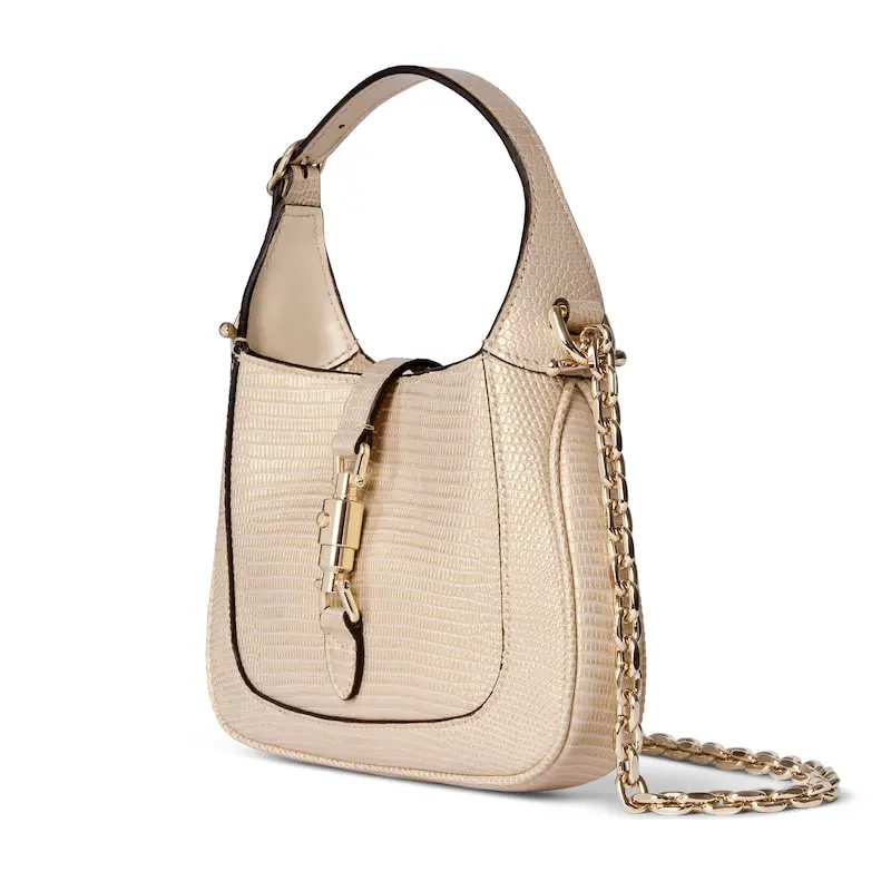Gucci Jackie 1961 series lizard skin mini handbag - Image 2