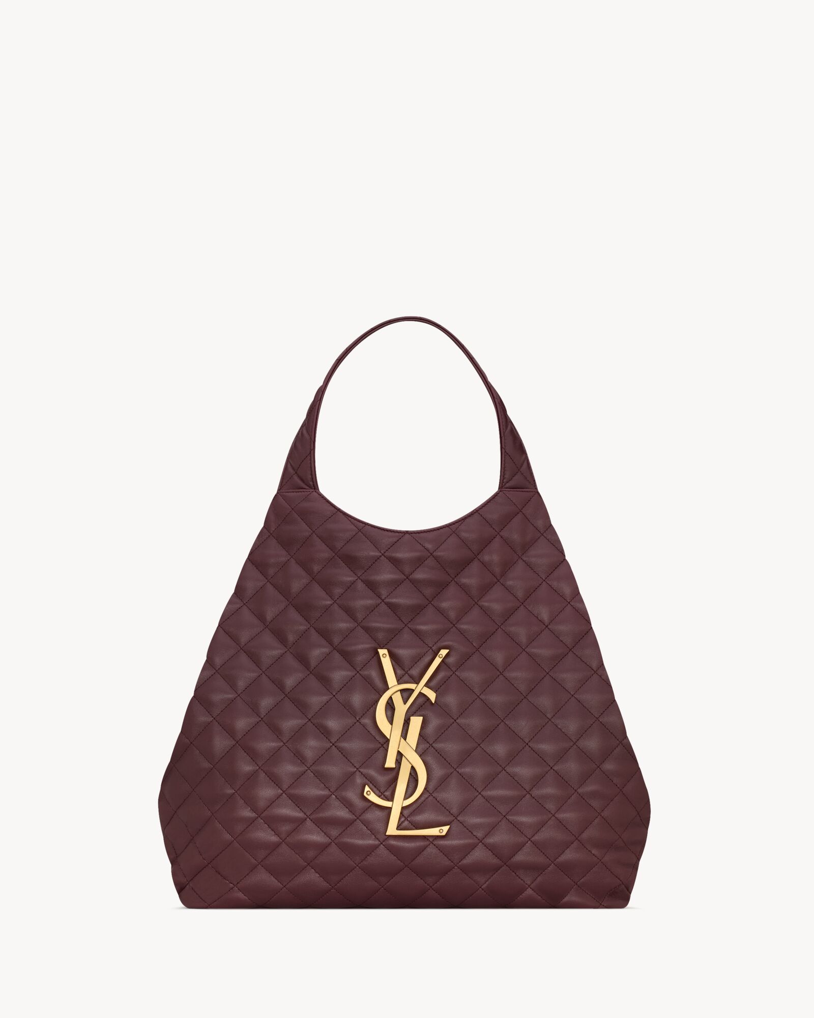ICARE Quilted Sheepskin Leather Plus Large Shopping Bag - Image 2