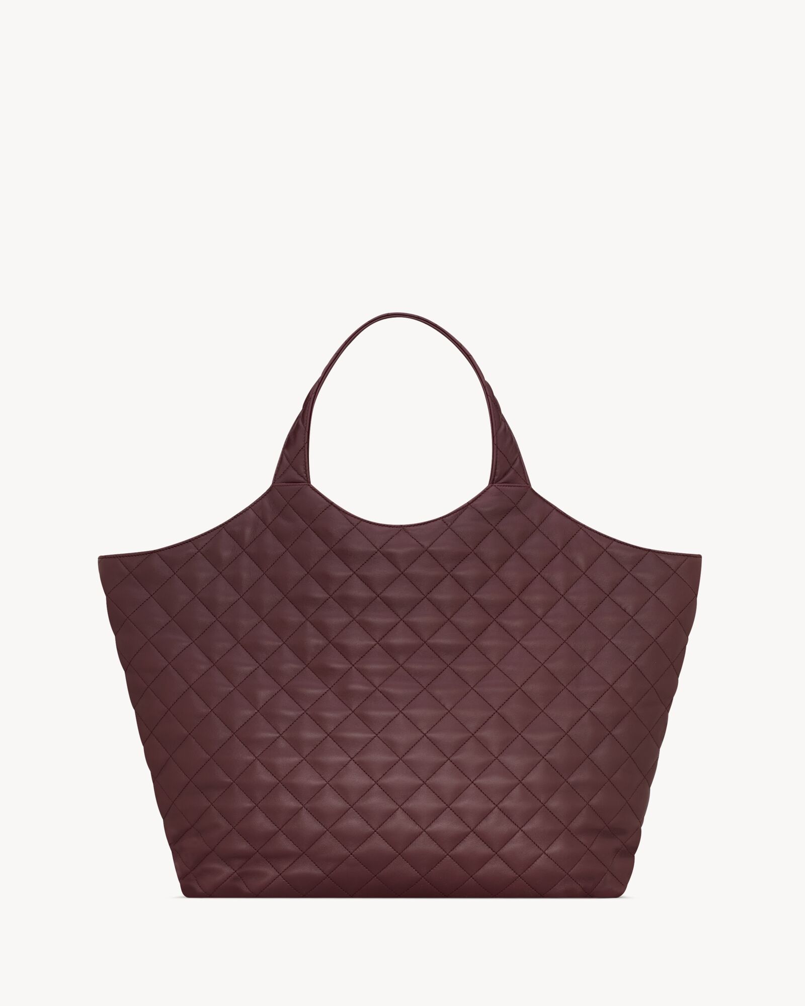 ICARE Quilted Sheepskin Leather Plus Large Shopping Bag - Image 4