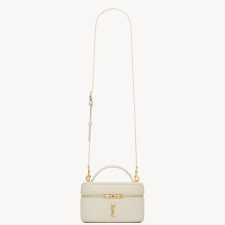 GABY VANITY Sheepskin Shoulder Strap Handbag