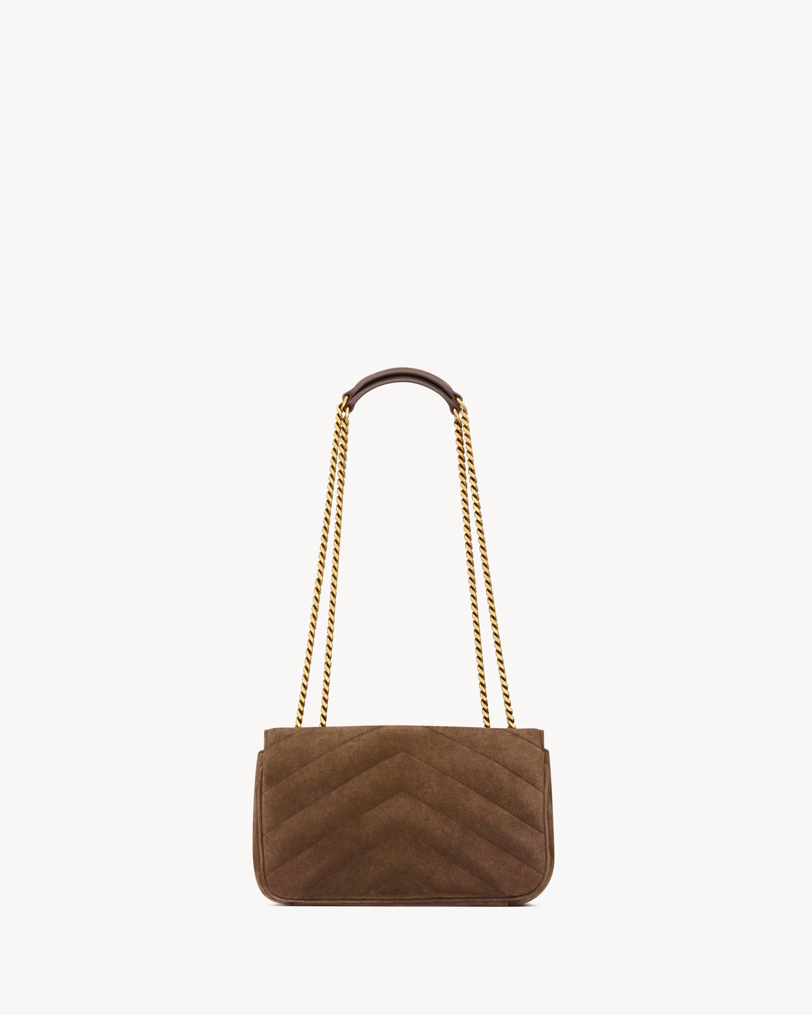 LOULOU Small Quilted Suede Leather Handbag - Image 2