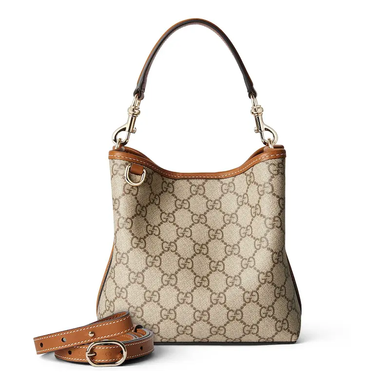 GG Emblem Series Small Bucket Bag