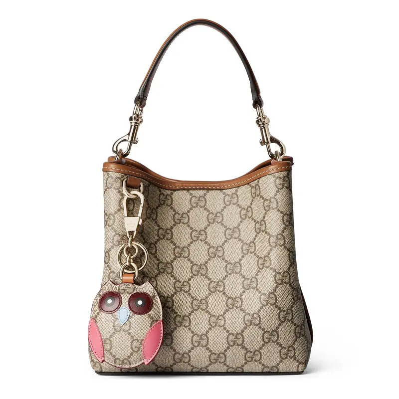 GG Emblem Series Small Bucket Bag - Image 7