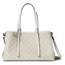 GG Emblem Series Medium Tote Bag