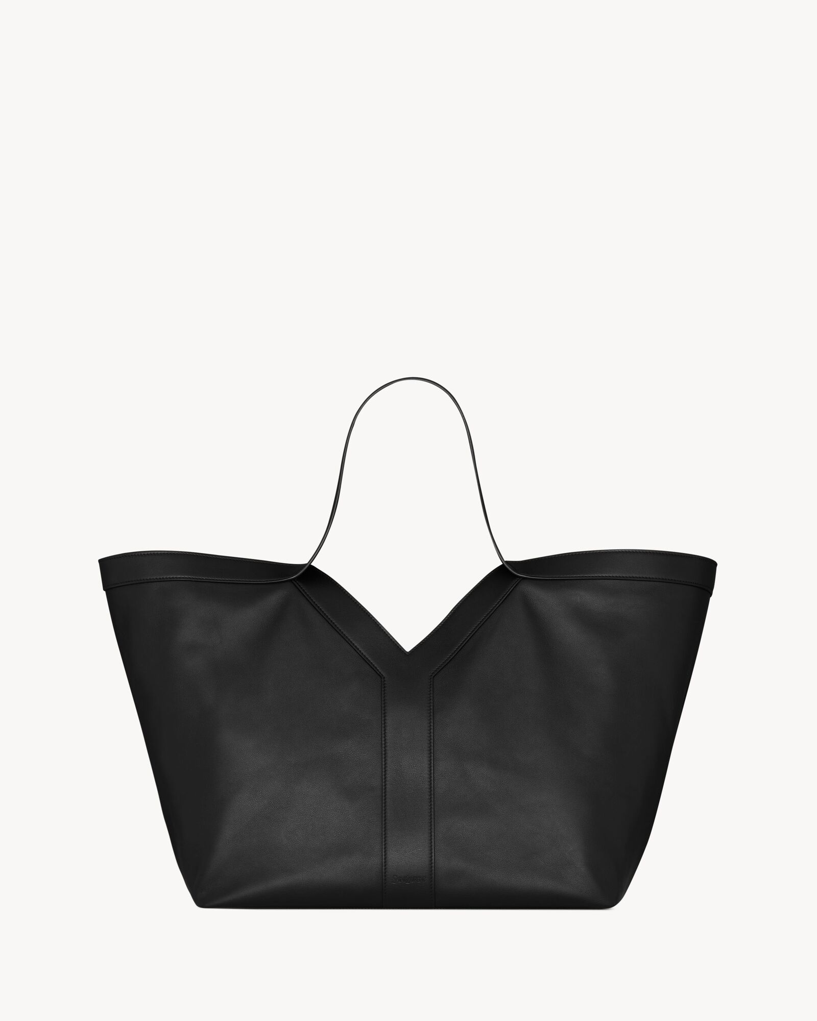 Y Leather Tote Bag