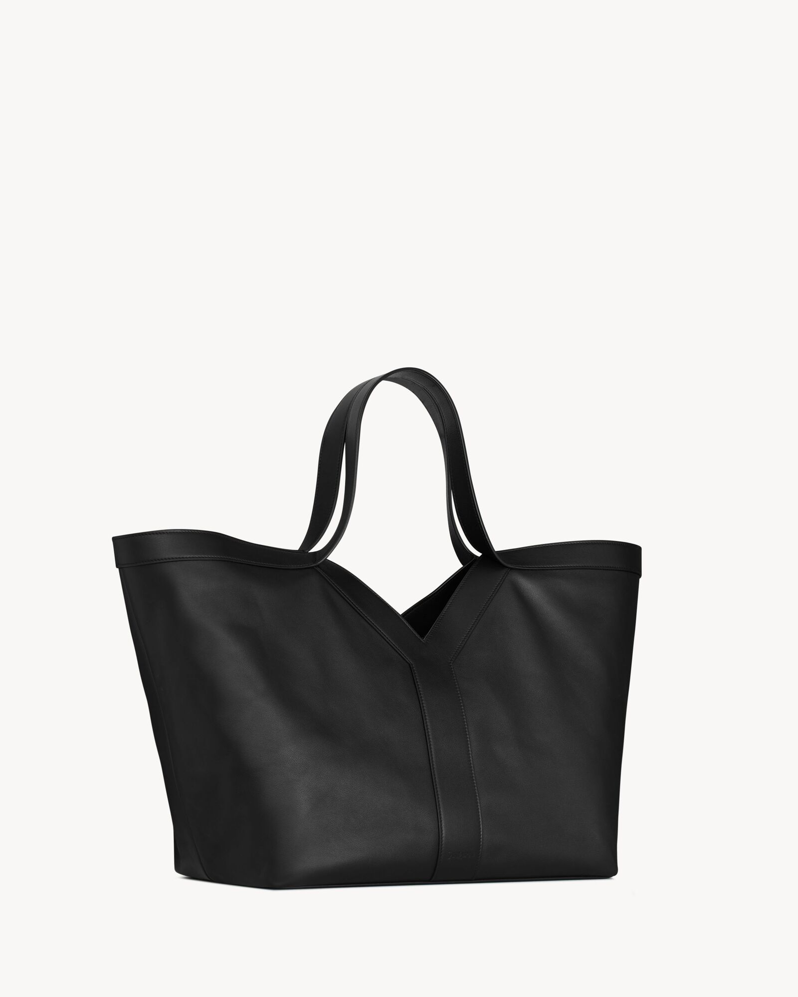Y Leather Tote Bag - Image 3