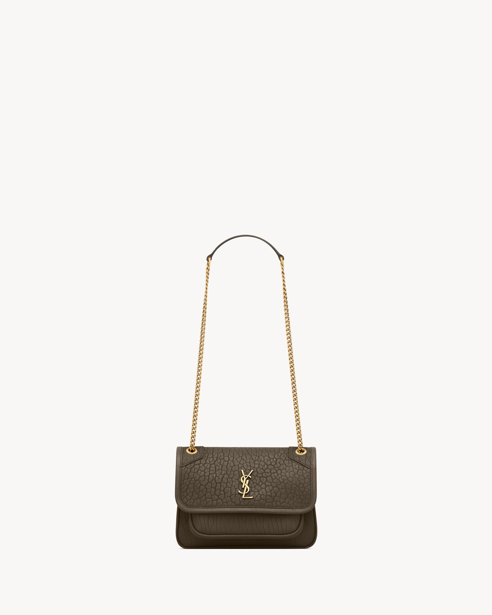 NIKI Grain Sheepskin Mini Handbag