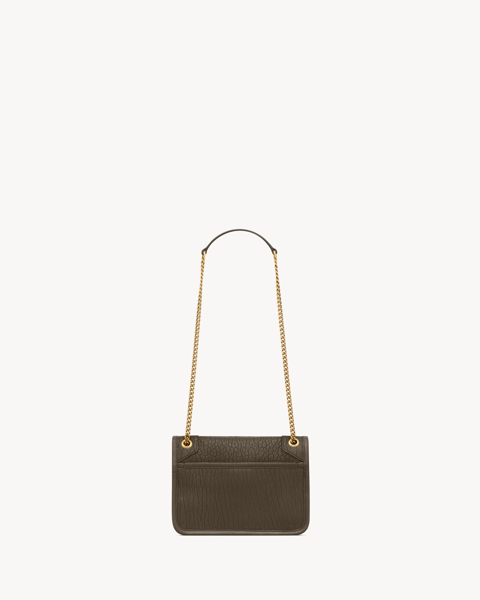 NIKI Grain Sheepskin Mini Handbag - Image 2