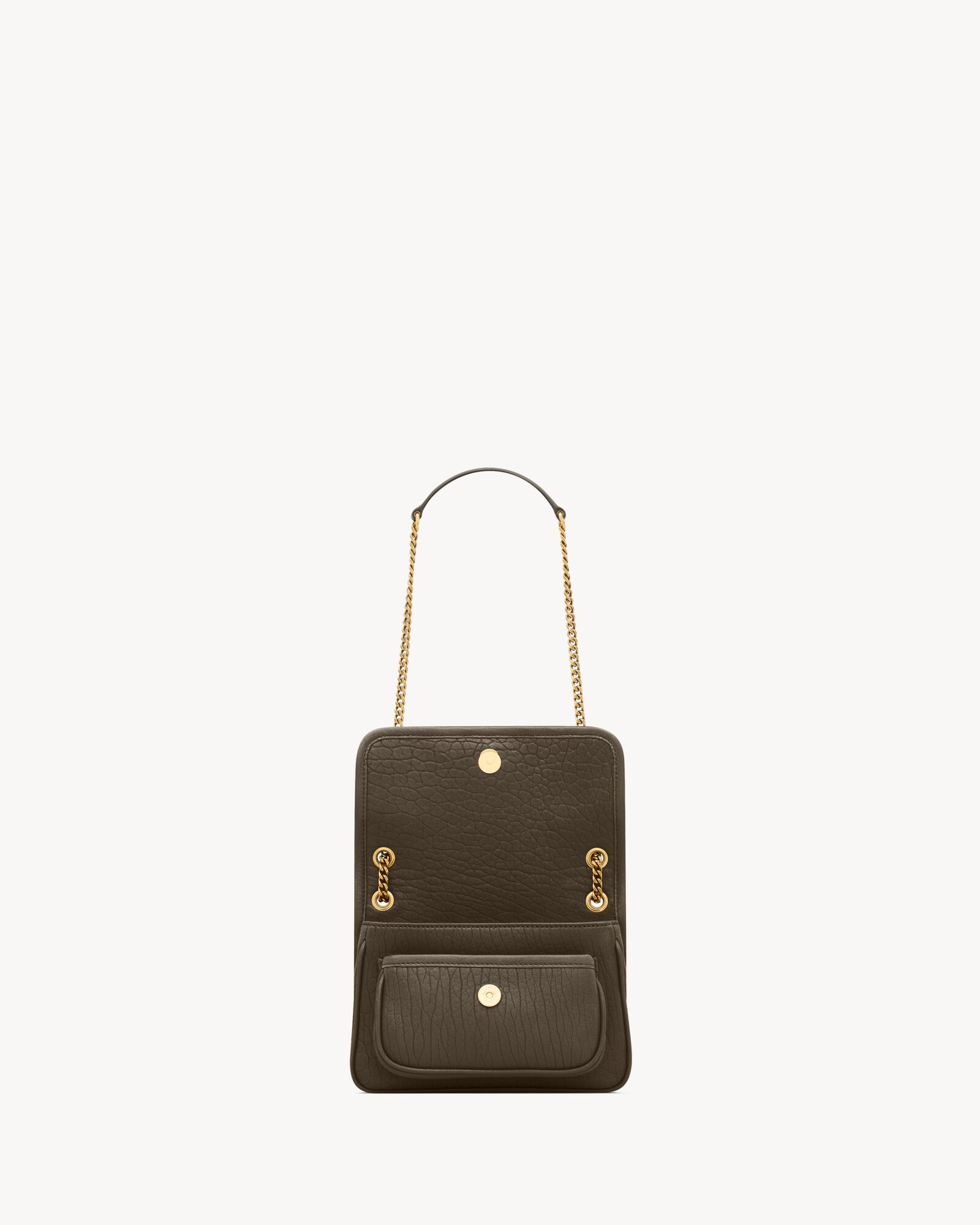 NIKI Grain Sheepskin Mini Handbag - Image 4