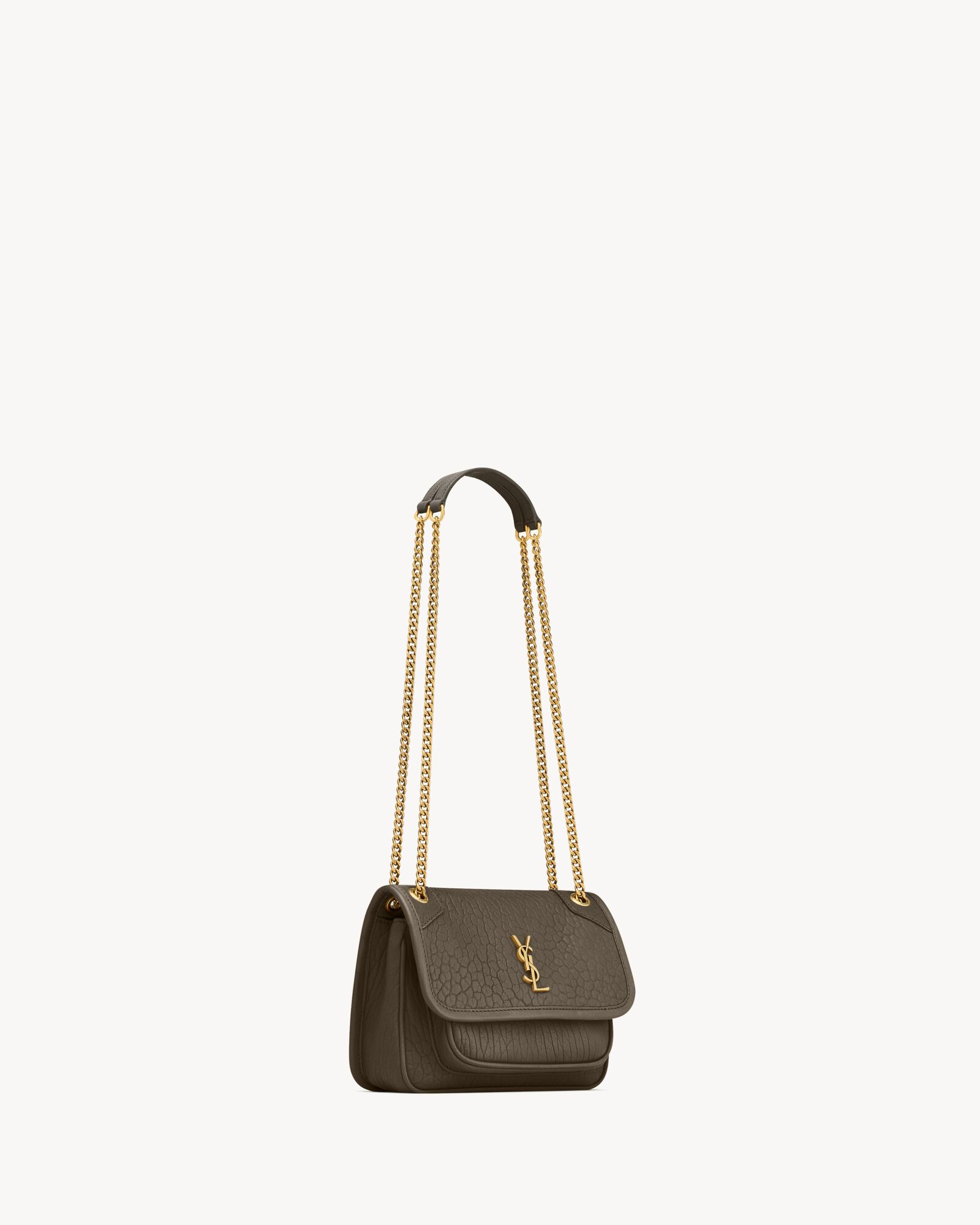 NIKI Grain Sheepskin Mini Handbag - Image 5