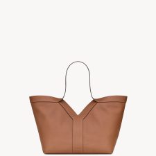 Y small leather tote bag
