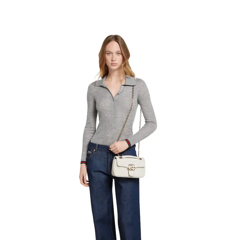 GG Marmont Series Small Shoulder Backpack - Image 4