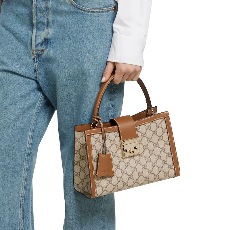 Padlock Series Medium Handbag - Image 3