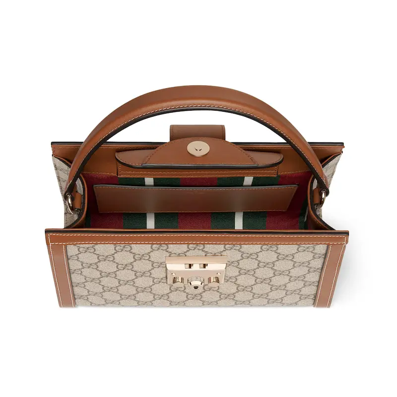 Padlock Series Medium Handbag - Image 8