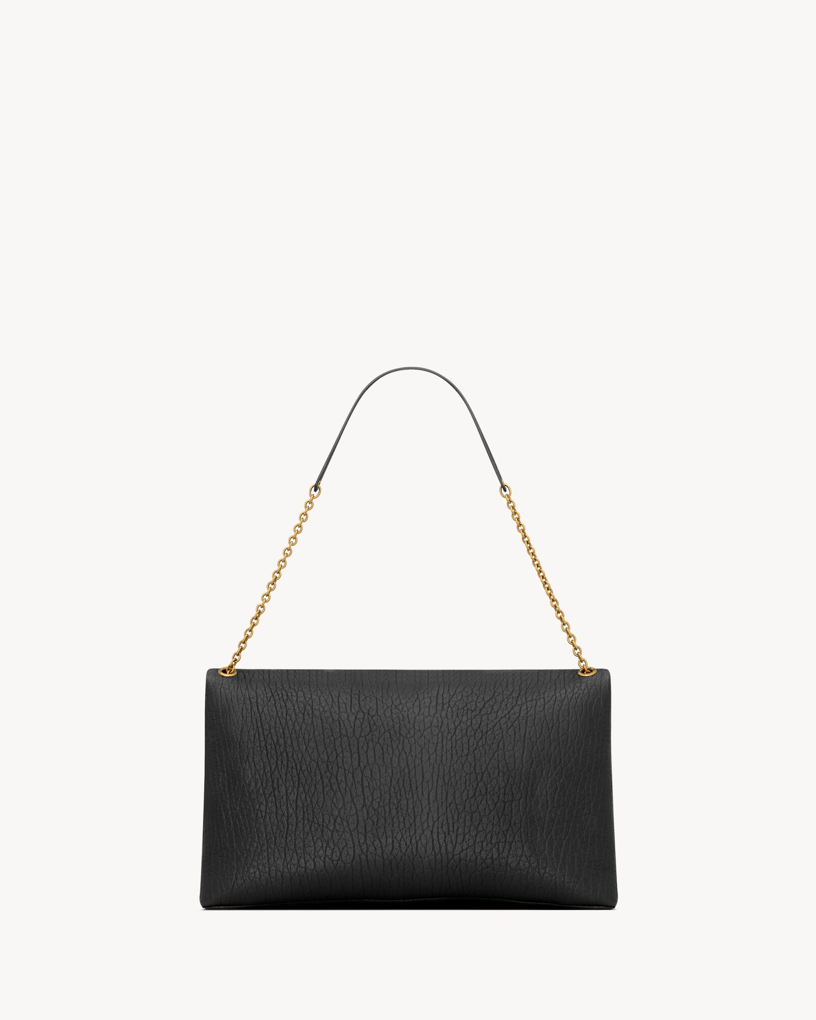 LE CASSANDRE Large Sheepskin Leather Chain Handbag - Image 3