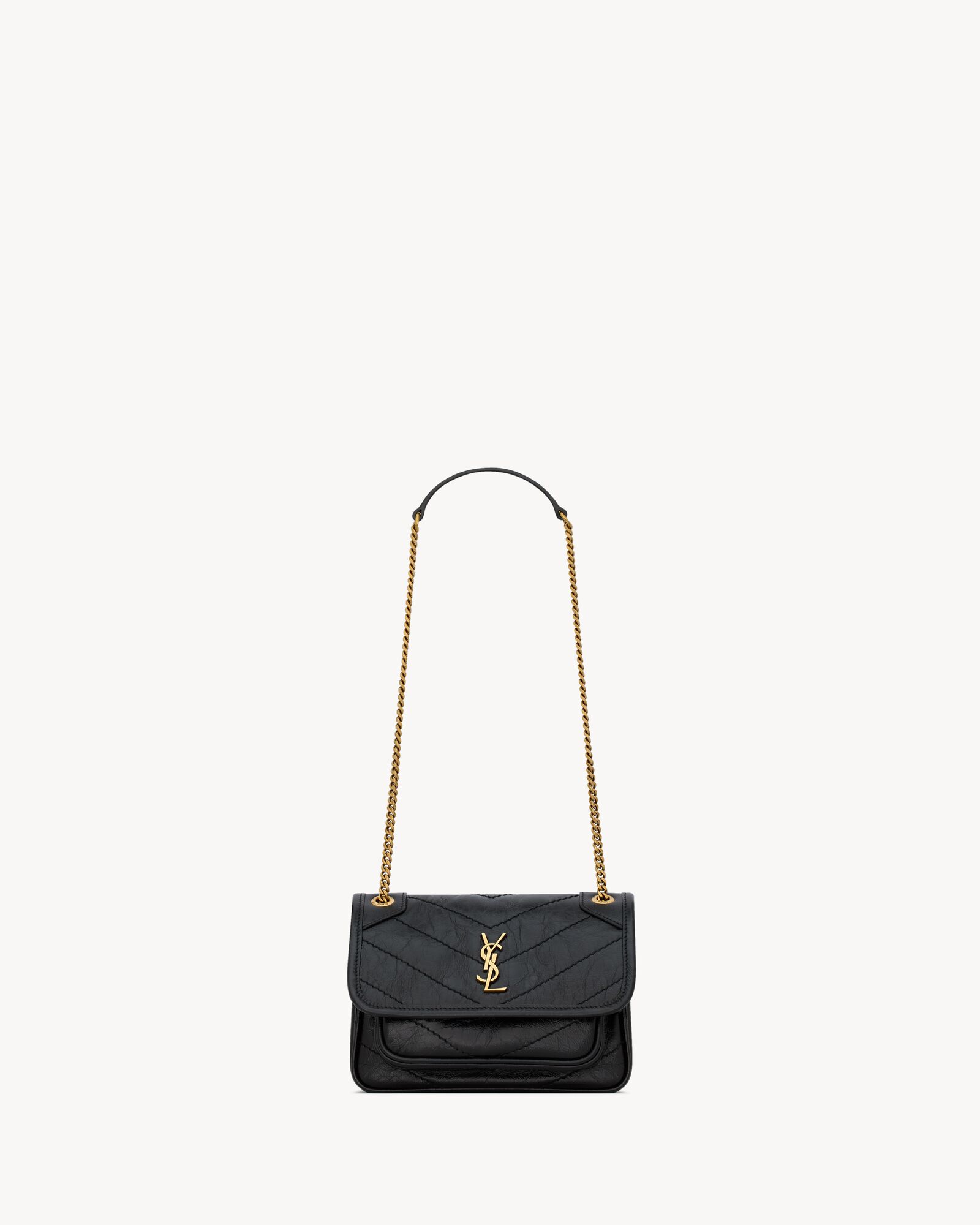 NIKI Mini Retro Leather Handbag