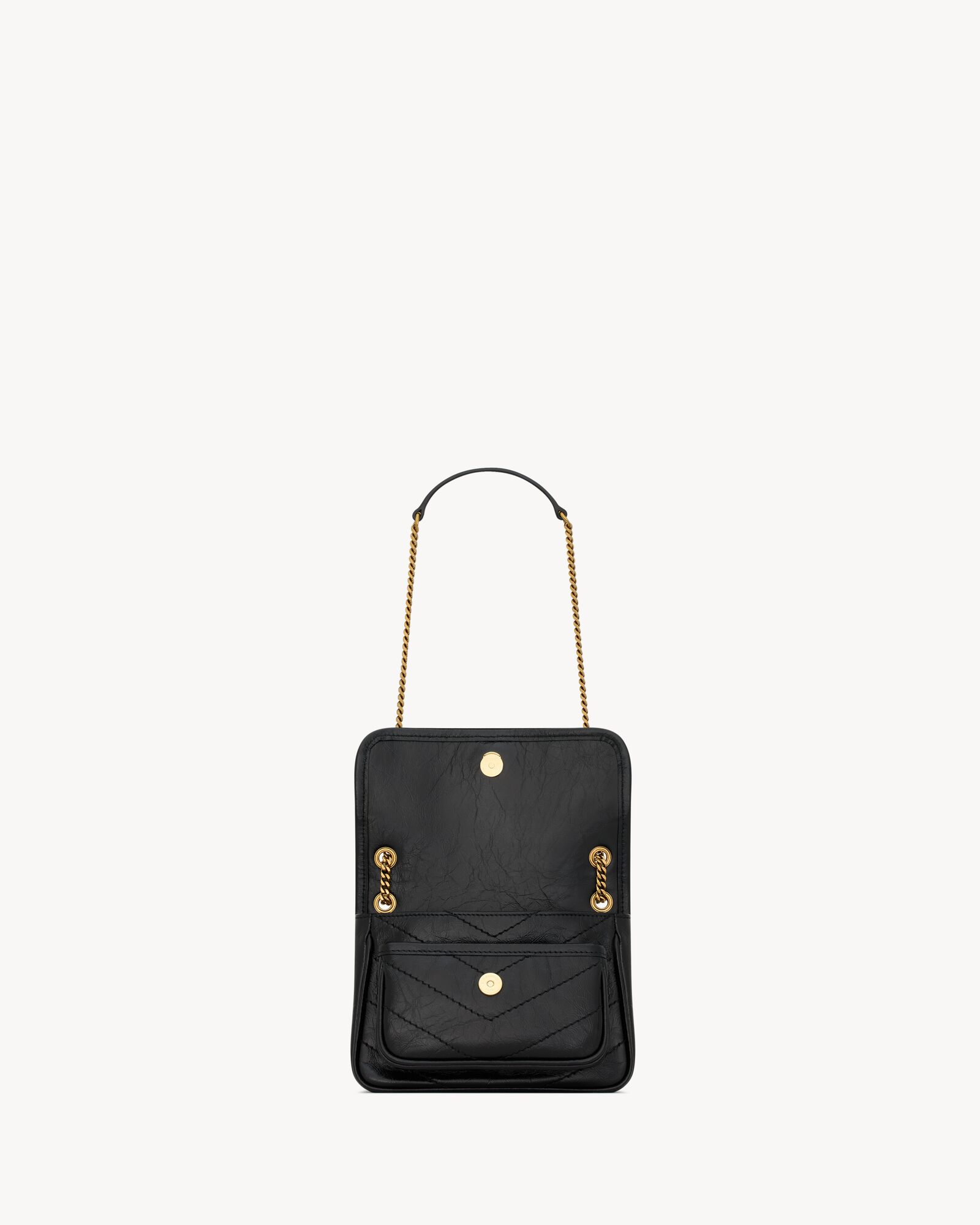 NIKI Mini Retro Leather Handbag - Image 4