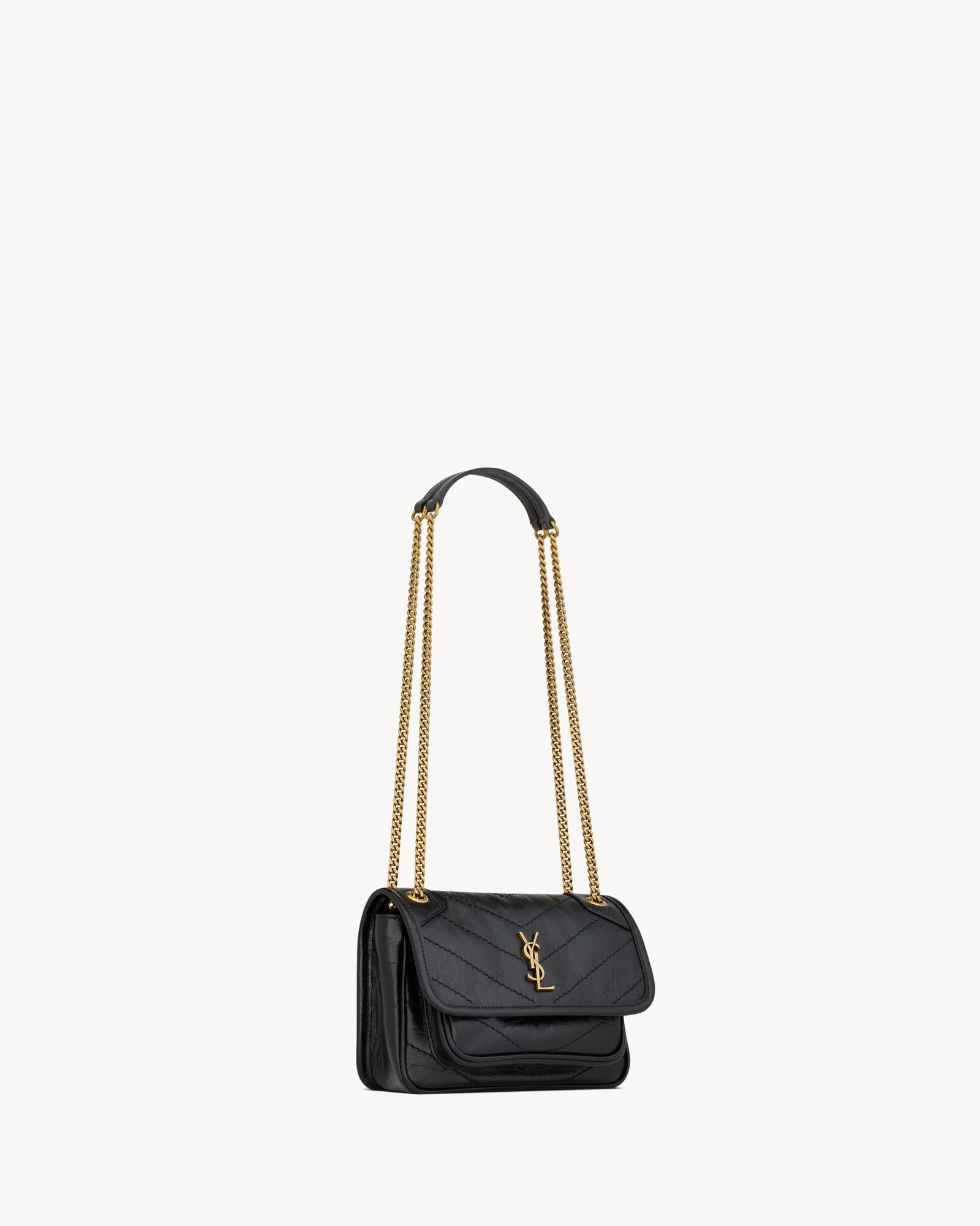 NIKI Mini Retro Leather Handbag - Image 5