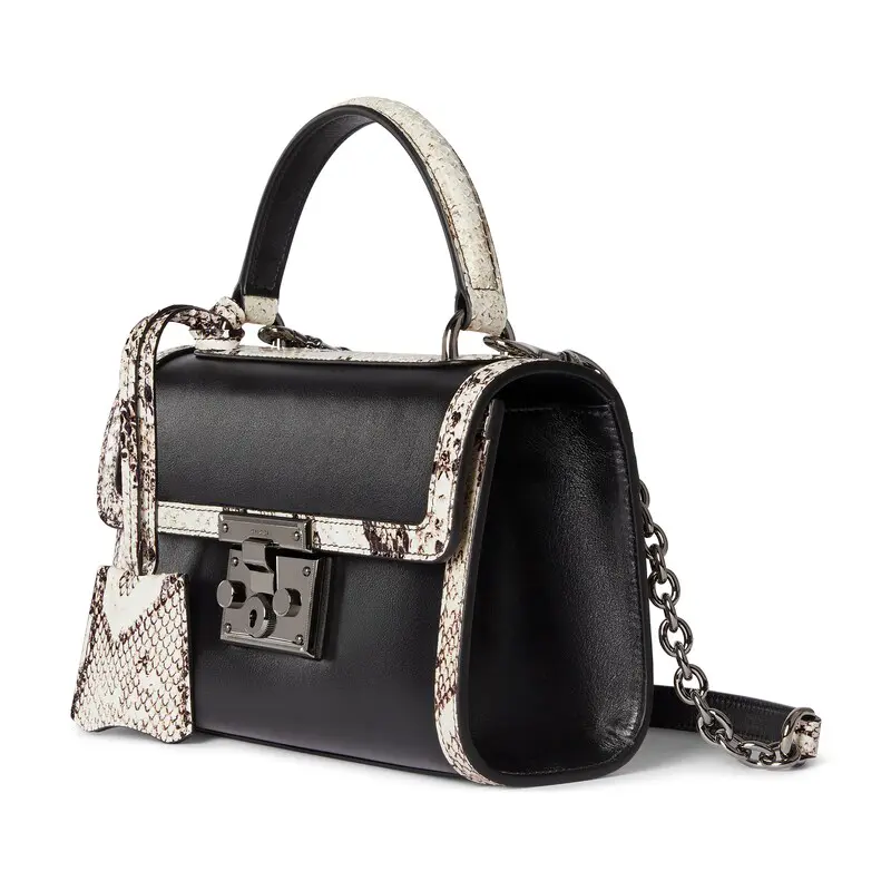Padlock series python skin small handbag - Image 2