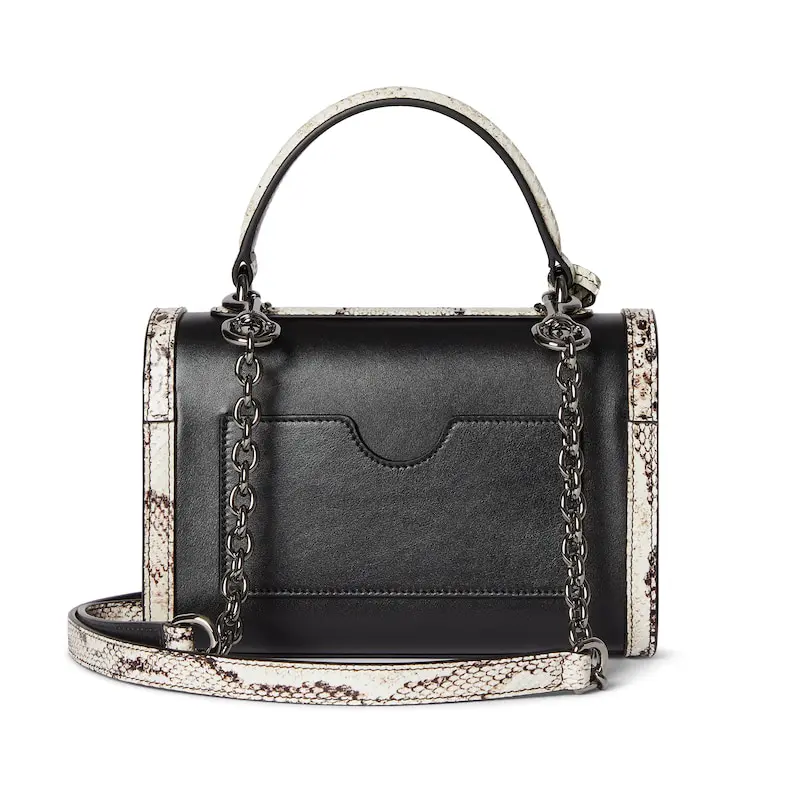 Padlock series python skin small handbag - Image 5