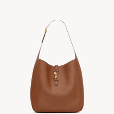 LE 5 ✘ 7 large grain leather soft handbag