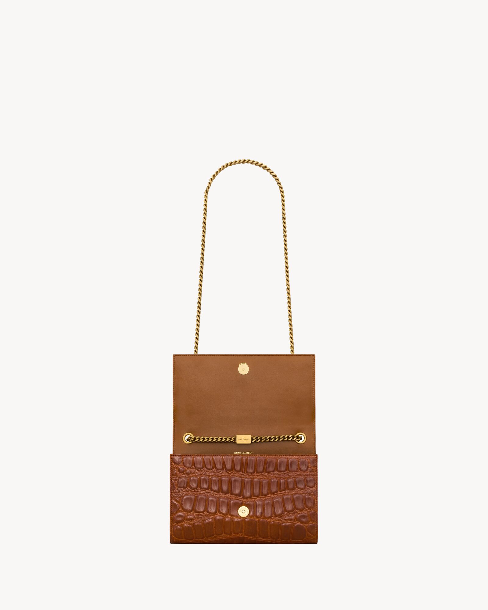 New KATE small crocodile embossed leather handbag - Image 4