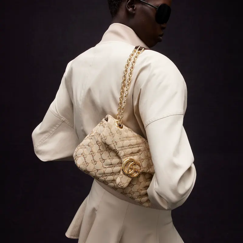 GG Marmont Series Small Shoulder Backpack - Image 2
