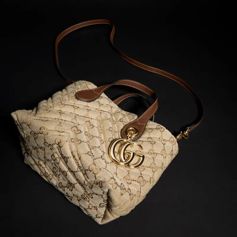 GG Marmont Series Small Tote Bag - Image 9