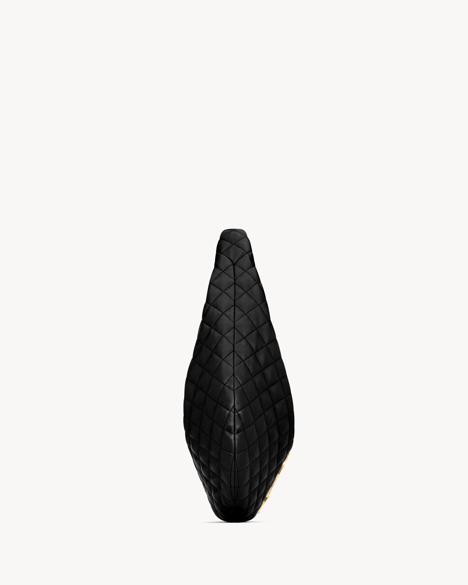 ICARE Quilted Nappa Leather HOBO Handbag - Image 4