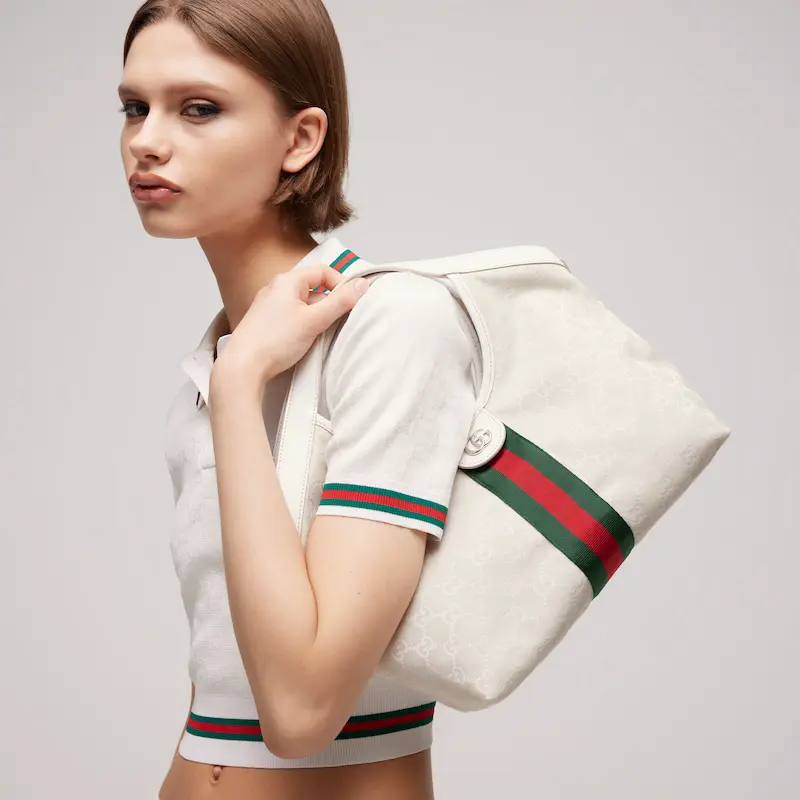 Gucci Giglio Series Small Tote Bag - Image 3