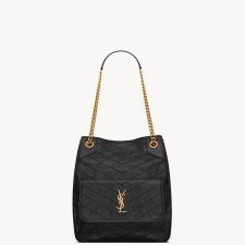 NIKI Multi Pocket Retro Leather Shopping Bag