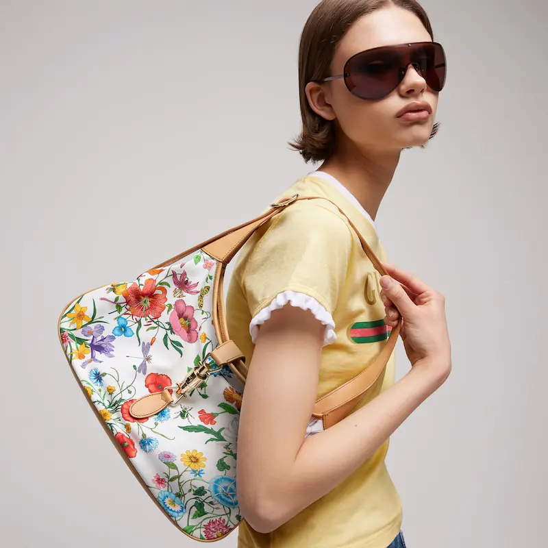 Gucci Jackie 1961 Series Medium Shoulder Backpack - Image 2