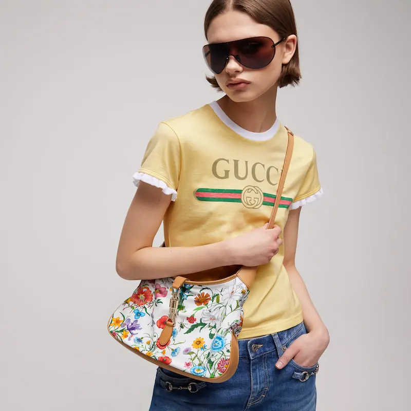Gucci Jackie 1961 Series Medium Shoulder Backpack - Image 3