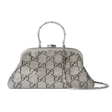 Medium imitation crystal dinner handbag