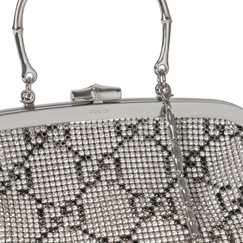 Medium imitation crystal dinner handbag - Image 6