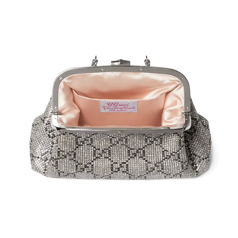 Medium imitation crystal dinner handbag - Image 8